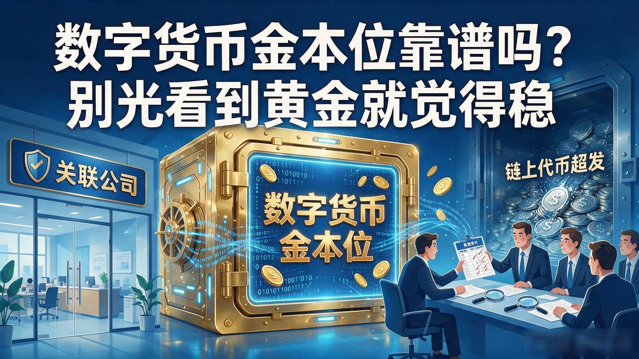 数字货币金本位靠谱吗？别光看到黄金就觉得稳