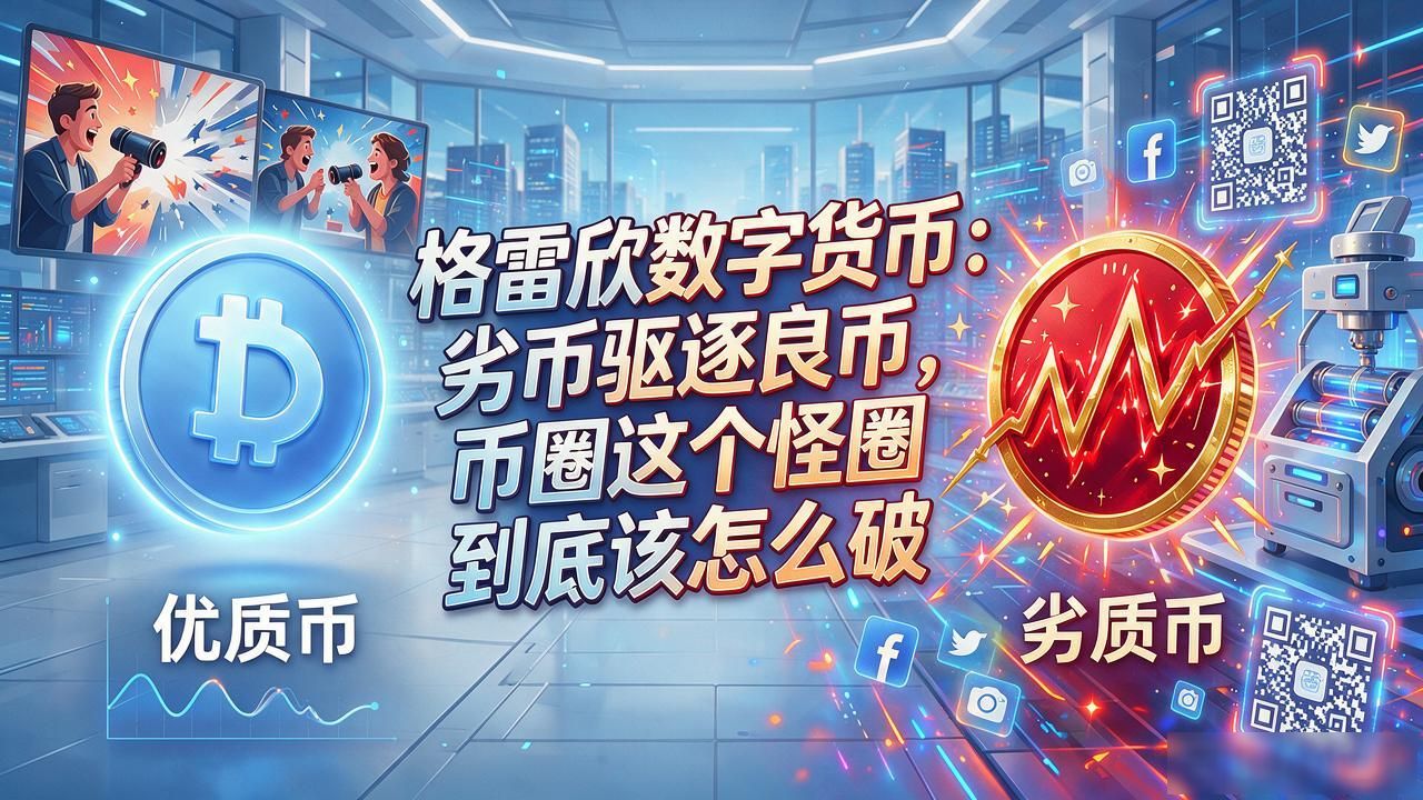 格雷欣数字货币：劣币驱逐良币，币圈这个怪圈到底该怎么破