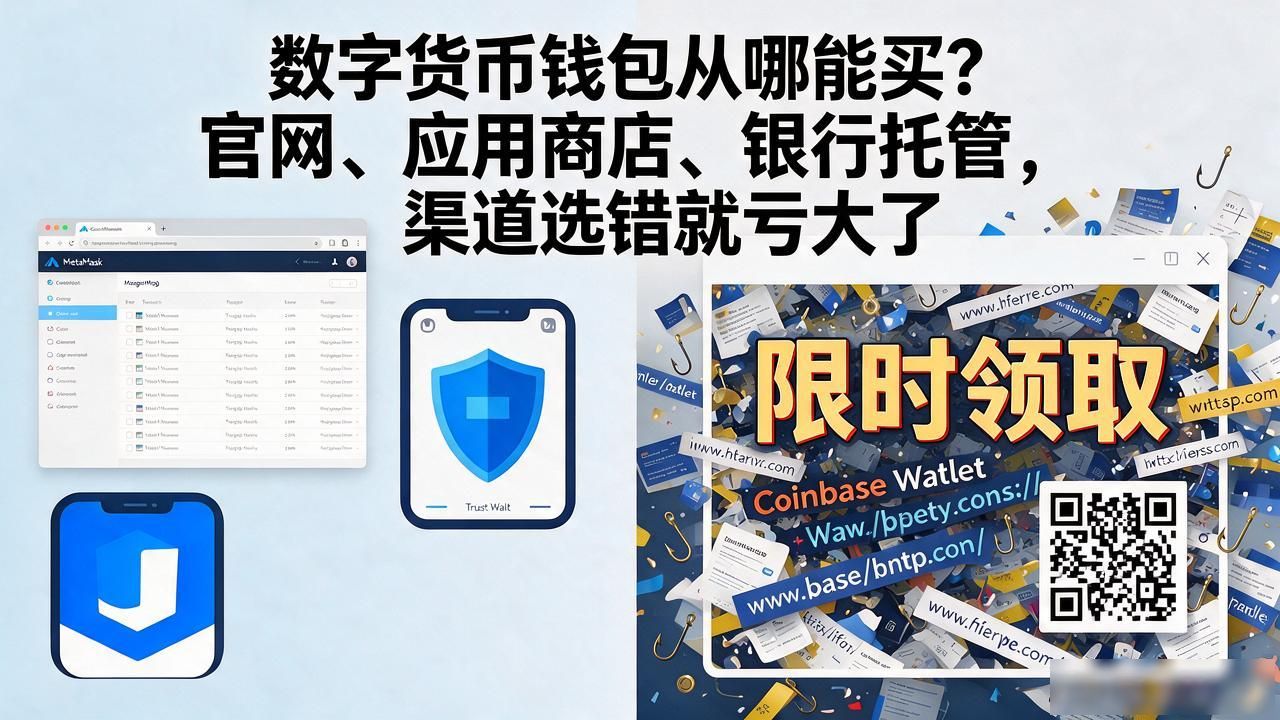 数字货币钱包从哪能买？官网、应用商店、银行托管，渠道选错就亏大了